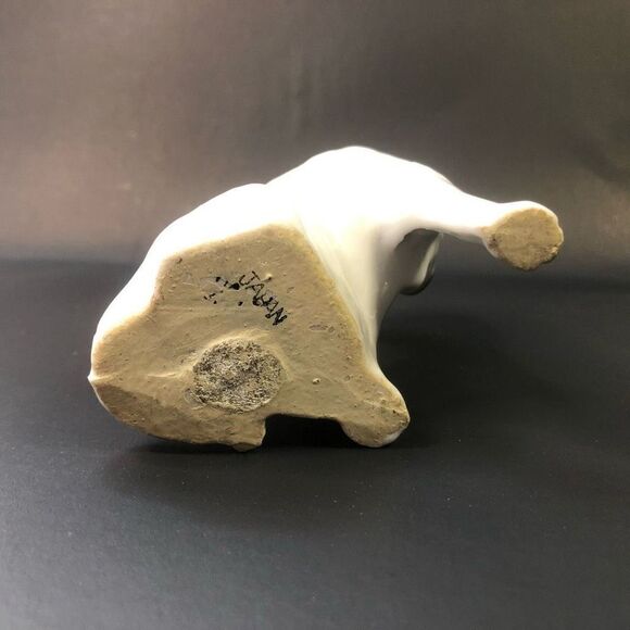 vintage spaniel made in japan figurine black and white spotted as is 3.5 inches - Picture 9 of 11